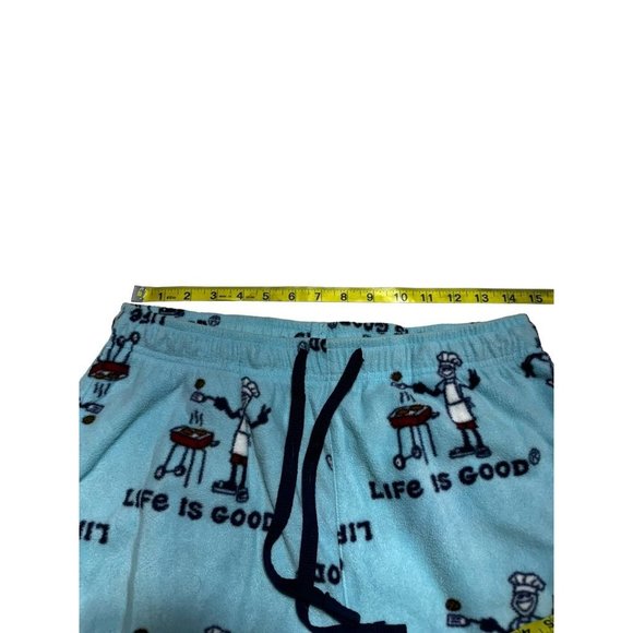 Life Is Good Mens Fleece Pajama Pants Blue Size Medium - Picture 4 of 7